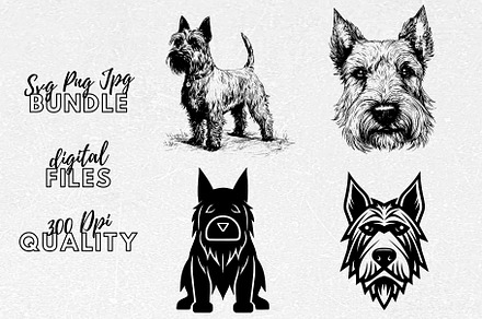 Scottish Terrier SVG - Dog Clipart