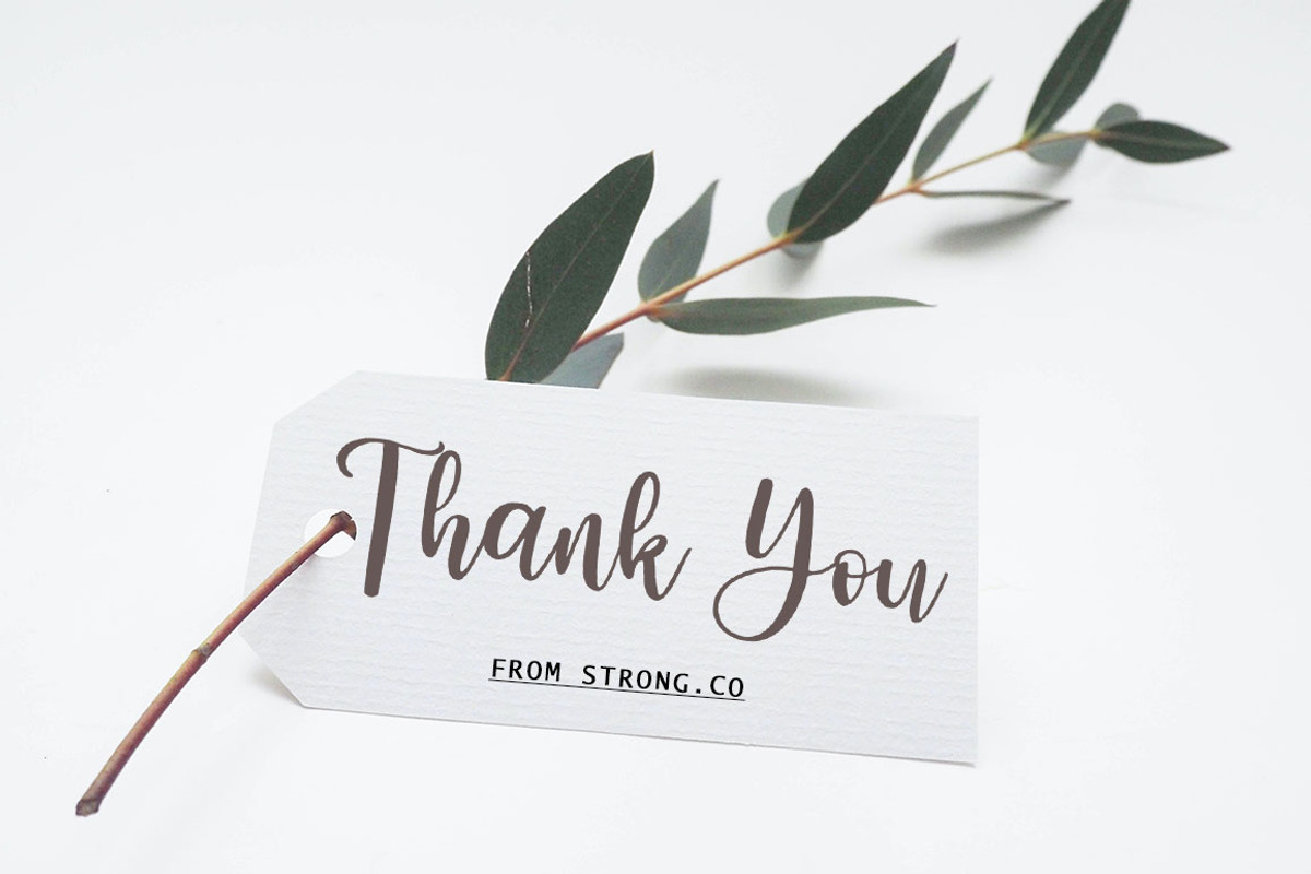 Hello Besstie, a Script Font by Strong.co (Photo 8 of 8)