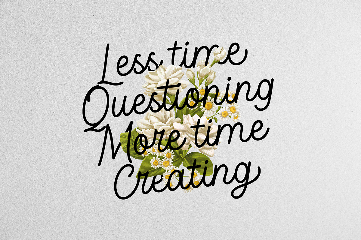 Karlgera - Monoline Script, a Script Font by Haps Space (Photo 3 of 10)