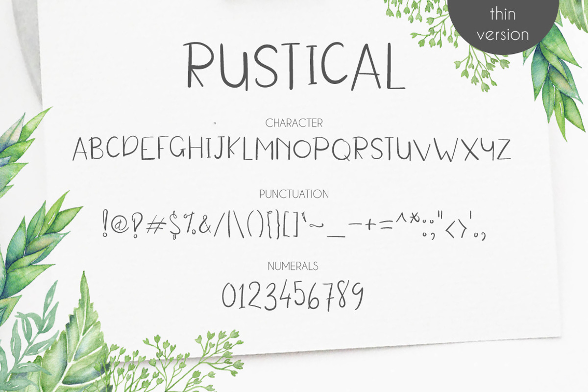 Rustical Boardwalk, a Font by AurAandTheCat (Photo 9 of 18)