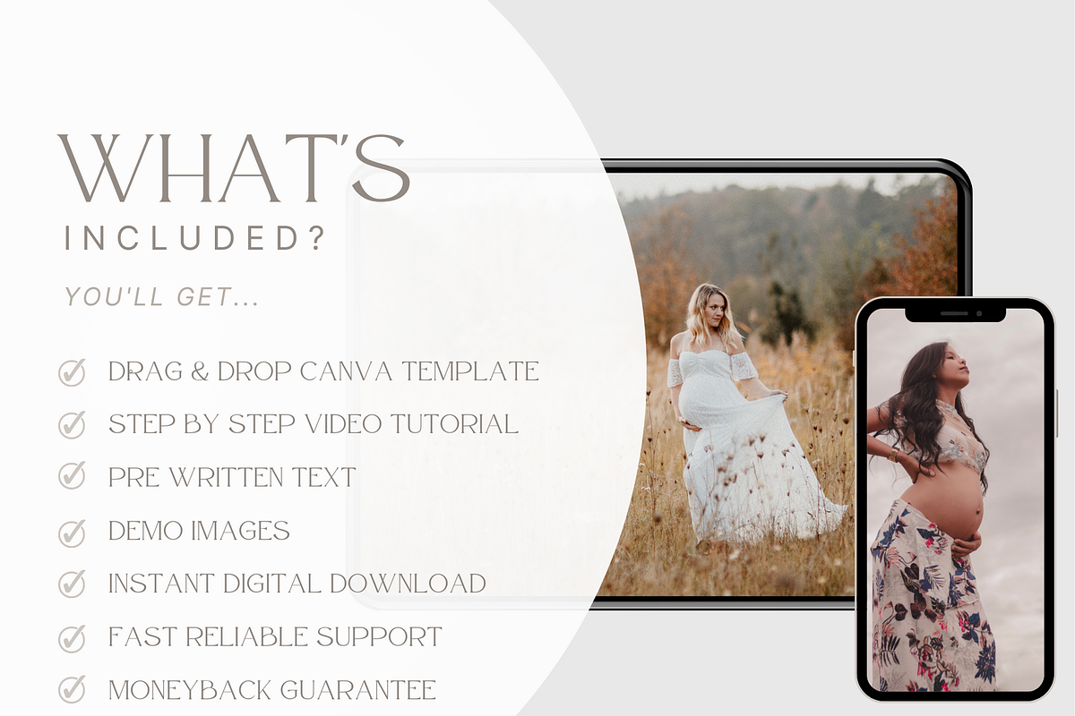 TEAL Maternity Photography Guide, a Magazine Template by Signature Edits (Photo 5 of 11)