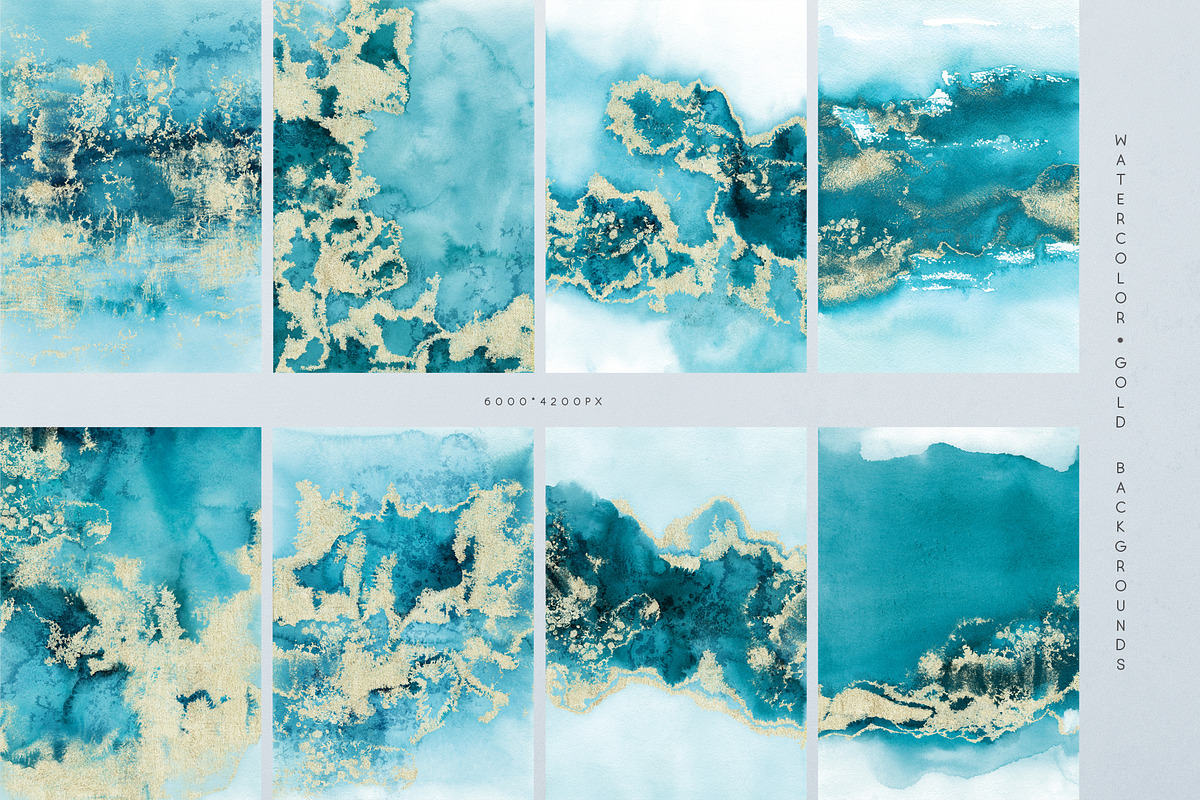 •Updated• AZURE Backgrounds set, a Texture Graphic by Anastezia Luneva