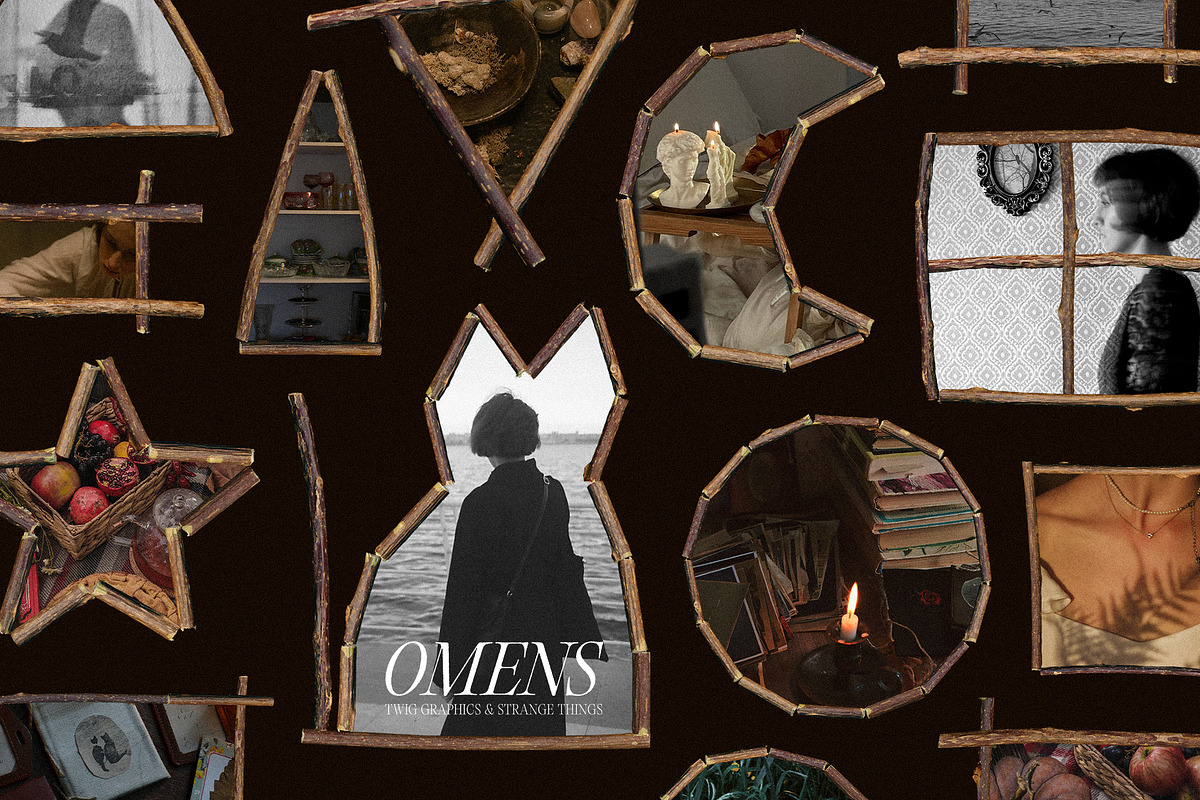 Omens: Witchy Twig Graphics, an Object Graphic by Dina Mae (Photo 3 of 10)