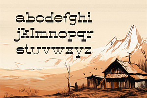 Canyon Slab - Wild West Typeface