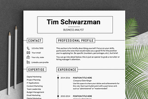Resume Template / CV Template