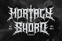 Mortaly Sword | Death Metal Typeface