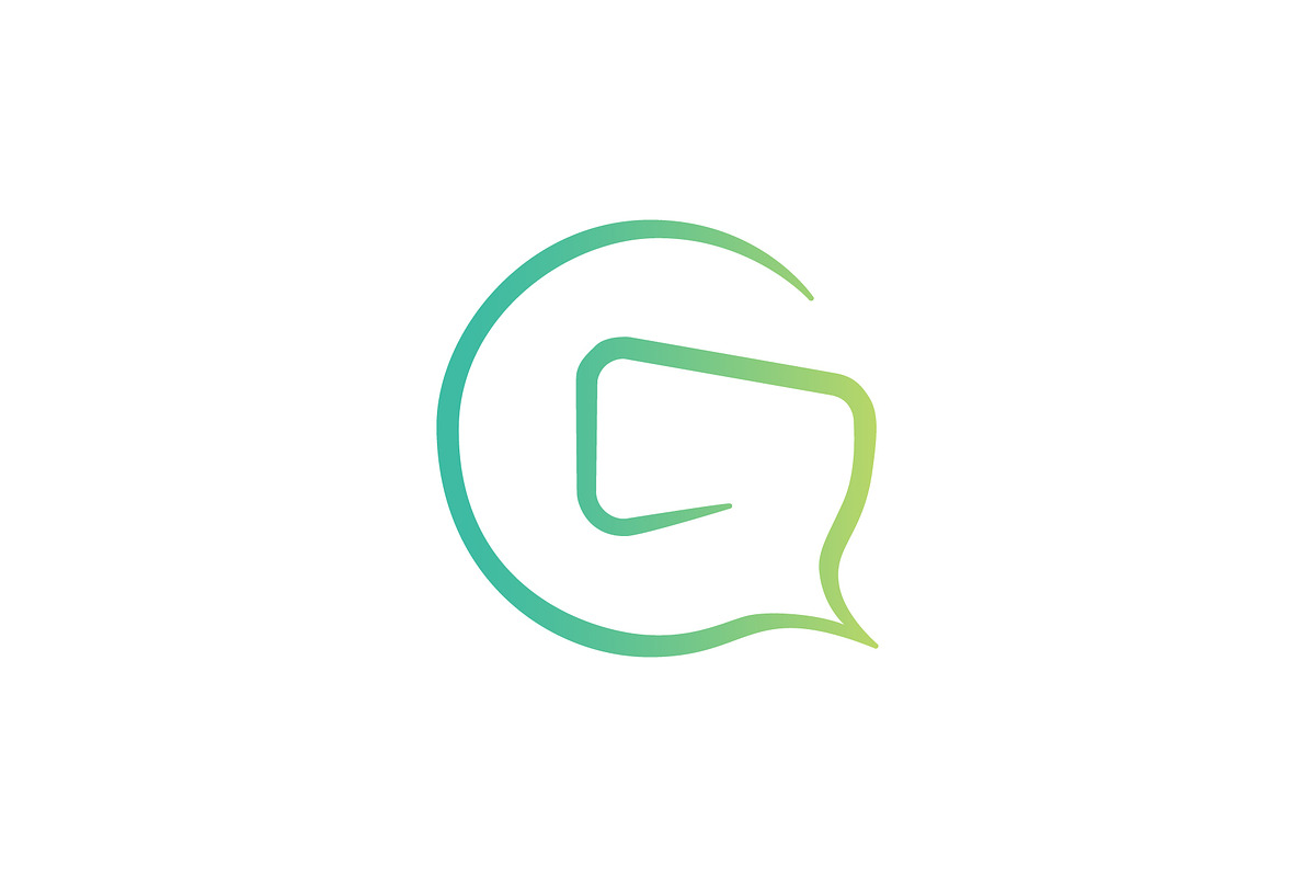 Letter G Bubble Chat Logo, a Branding & Logo Template by thetelly