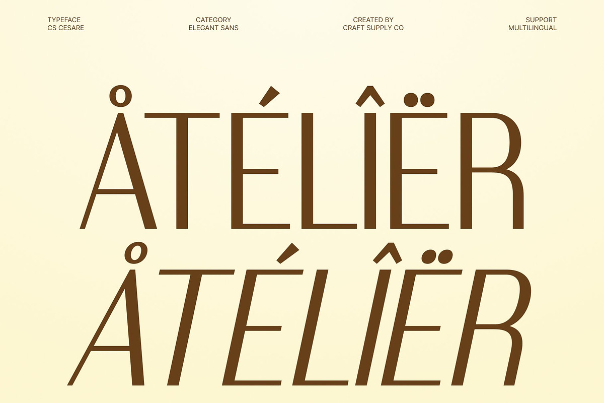 CS Cesare – Elegant Sans Serif, a Sans Serif Font by Craft Supply Co. (Photo 7 of 8)