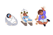 Human life cycle set, a Person Illustration by PaperTrident (Thumbnail 3 of 9)