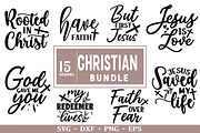 Christian SVG Bundle, a Seasonal Illustration by Libby Wishes (Thumbnail 2 of 3)