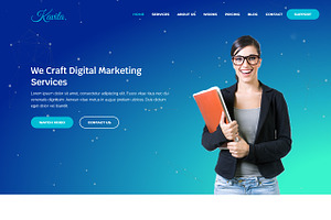 Kavita - Digital Agency One Page