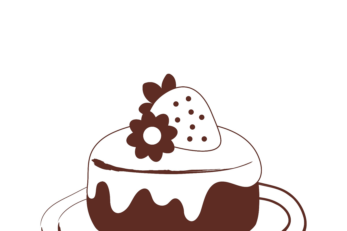 Hand painted dessert illustration, a Food Illustration by okskukuruza (Photo 3 of 3)