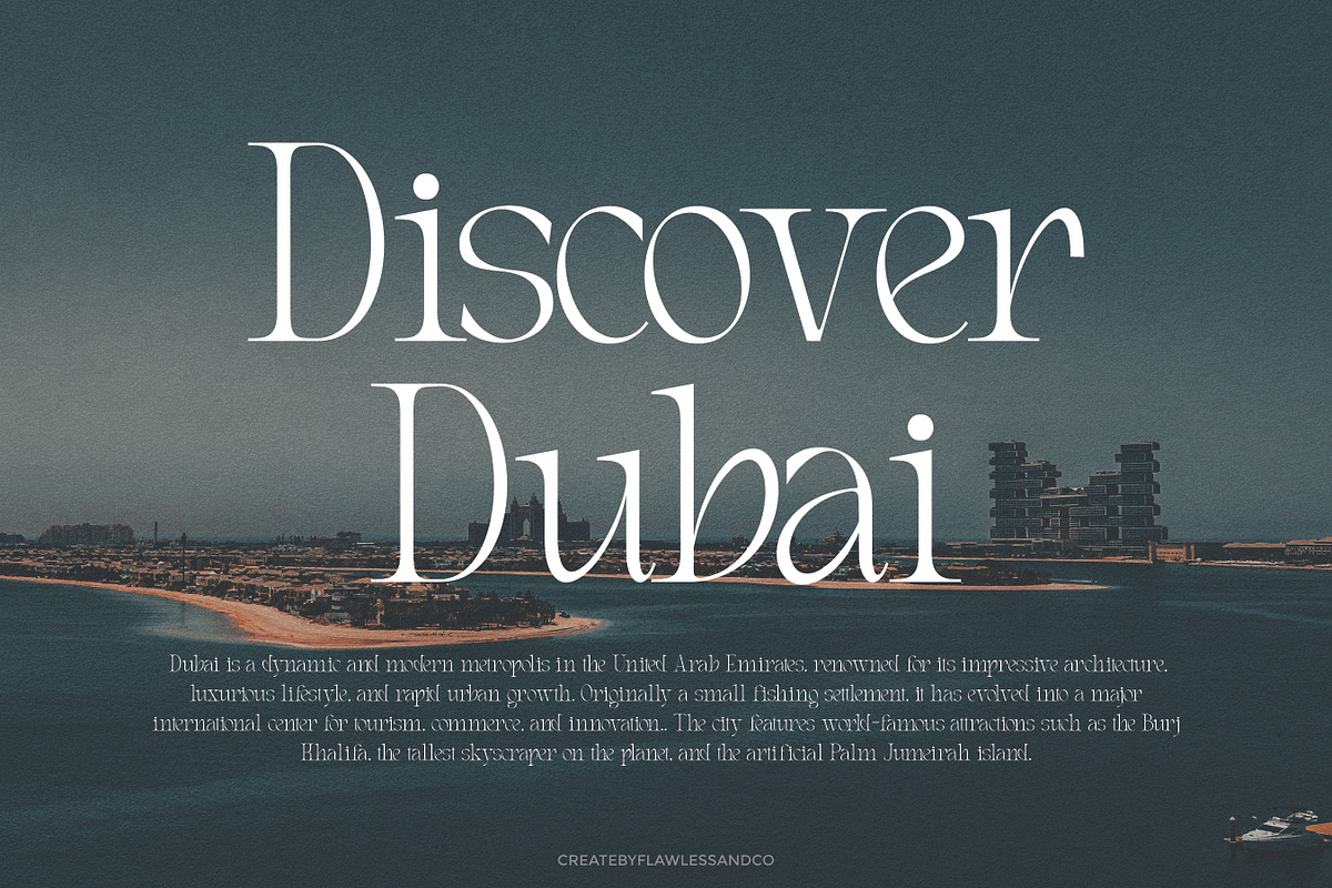 Elviante - Condensed Serif Font, a Serif Font by Flawless And Co (Photo 7 of 10)