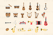 Music Instrument Clipart - Swiitery, an Object Illustration by Iconixar & Friends (Thumbnail 2 of 2)