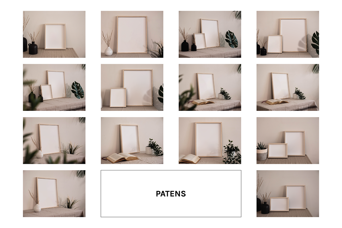 Picture Frame Mockup Ultra Bundle 2, a Household Mockup by Saguaro Digital (Photo 13 of 32)