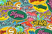 Sundries Bold Script with Extruded, a Script Font by Angin Studio (Thumbnail 11 of 18)