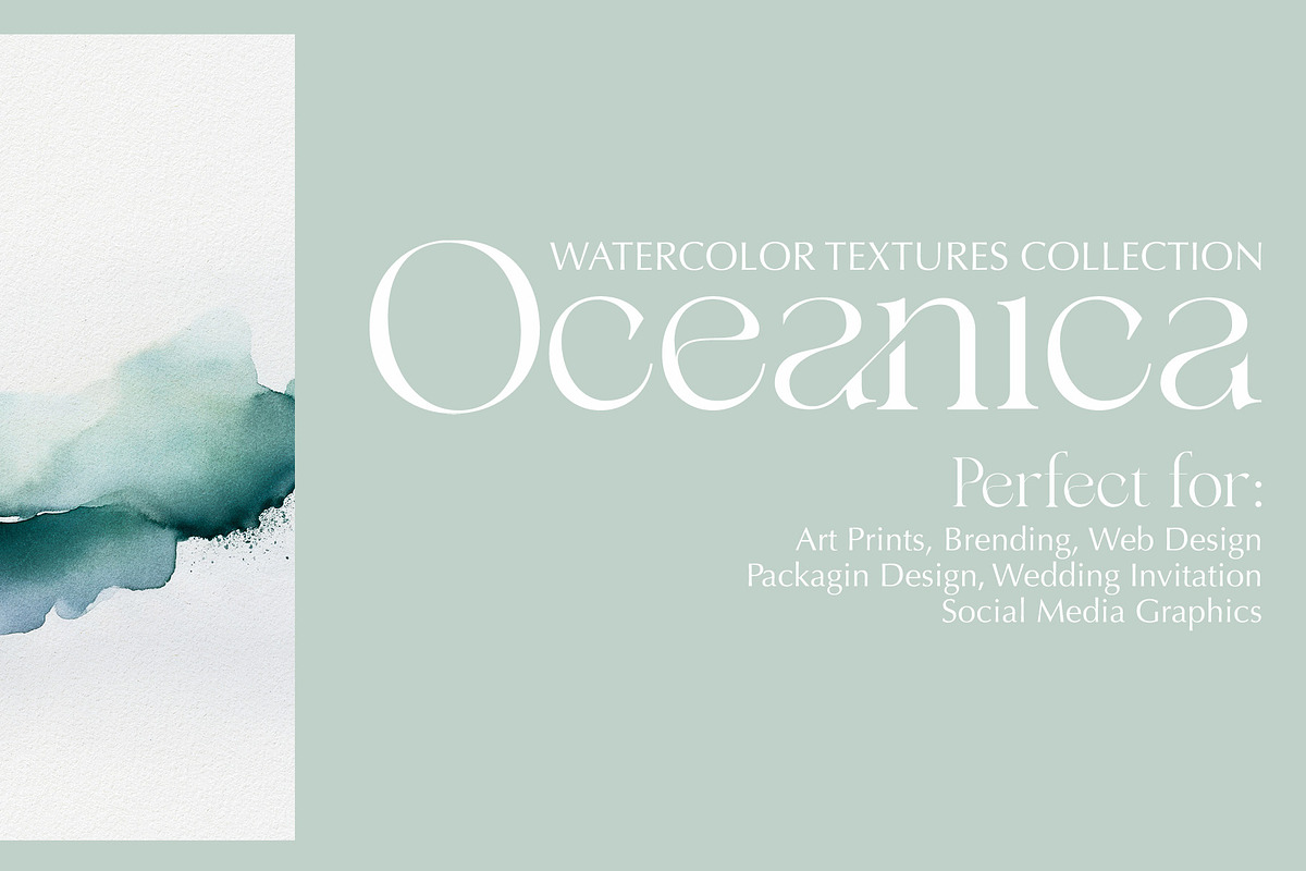 Oceanica - Watercolor Textures, a Background Graphic by Deveze Art & Co (Photo 8 of 14)