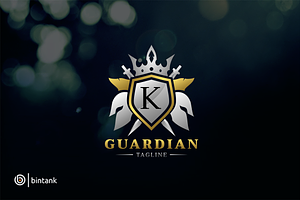 Spartan Shield K Monogram Logo
