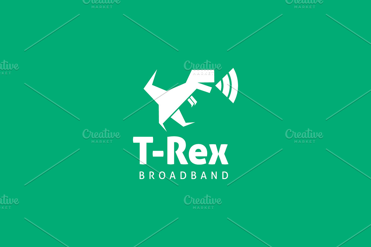 T-Rex Broadband Logo, a Branding & Logo Template by ashenterprise (Photo 2 of 2)