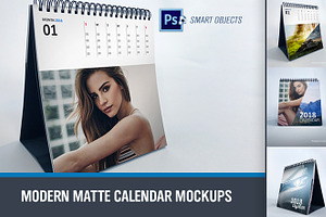 Modern Calendar Mockups