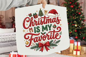 Christmas Is My Favorite PNG Design, a Seasonal Illustration by DreamPrint404