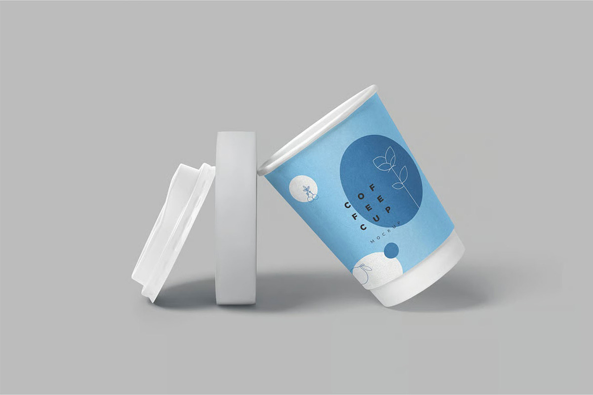 12 oz Coffee Cup Mockups, a Cups & Container Mockup by megostudi0 (Photo 3 of 6)