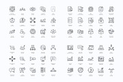 CRM Dashboard Icons, an Outline Icon by vexper (Thumbnail 9 of 10)