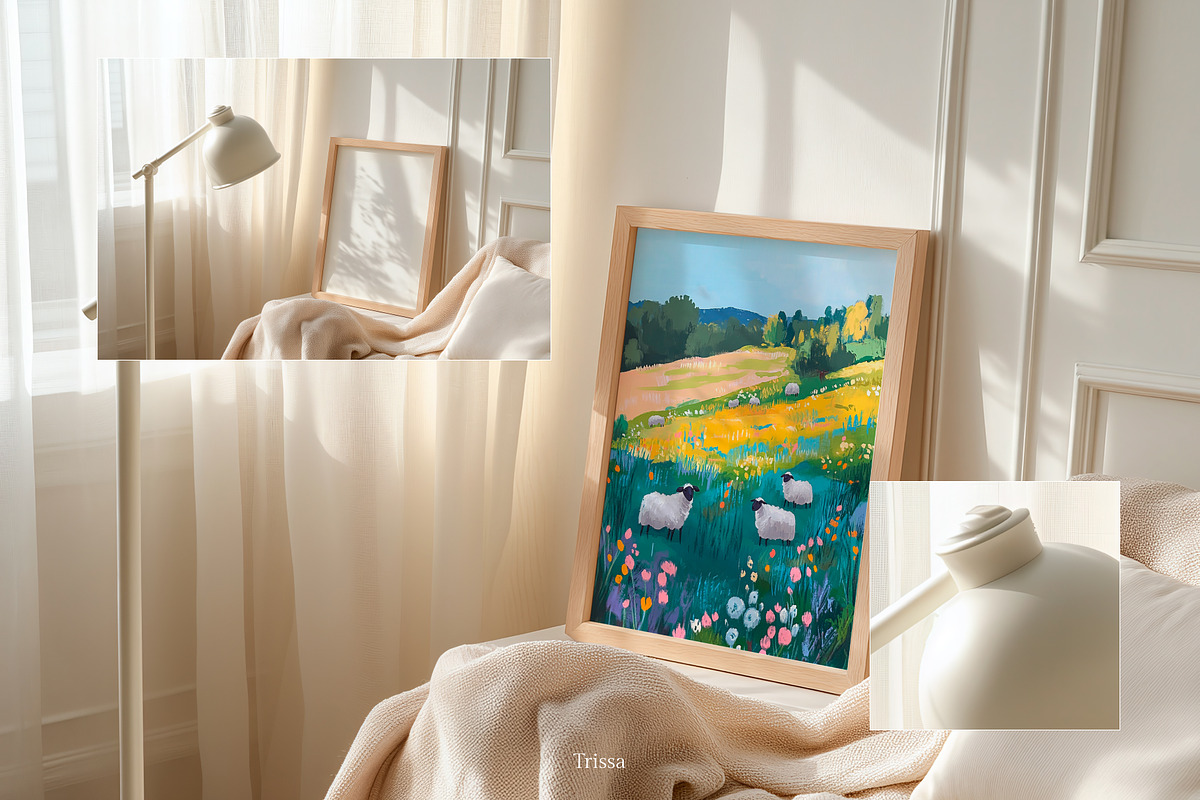 Simple interior. — 19 Frame mockup, a Household Mockup by Trissa (Photo 3 of 8)