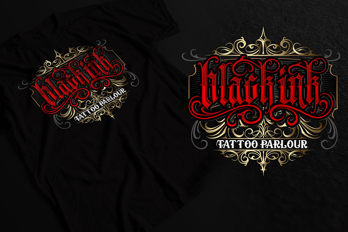 SINNERS FONT + Decorative bonus, a Blackletter Font by dansdesign (Photo 3 of 6)