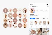 Tender Motherhood Prints Set, a Decorative Illustration by Katerina Osa (Thumbnail 8 of 9)