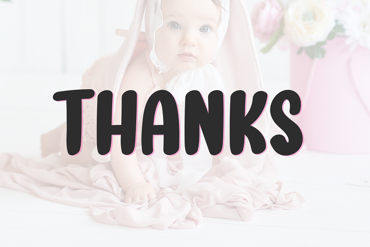 Baby Girl | Script Font, a Handwritten Font by Scratchones (Photo 8 of 8)