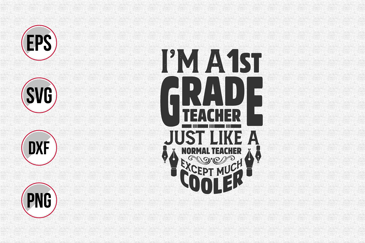 teacher typographic svg bundle., a Graphic by Uniquesvg99 (Photo 17 of 21)