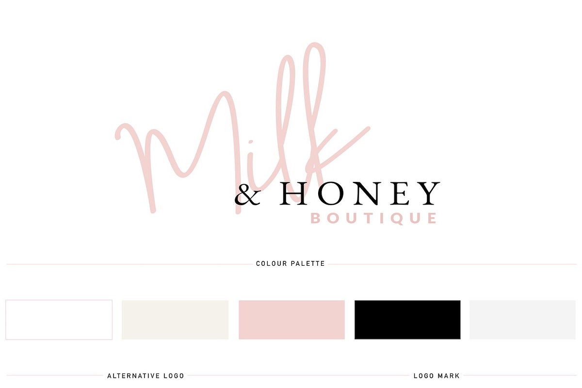 SALE! Premade Brand Kit Logo Design, a Branding & Logo Template by With Love Ethel (Photo 2 of 2)