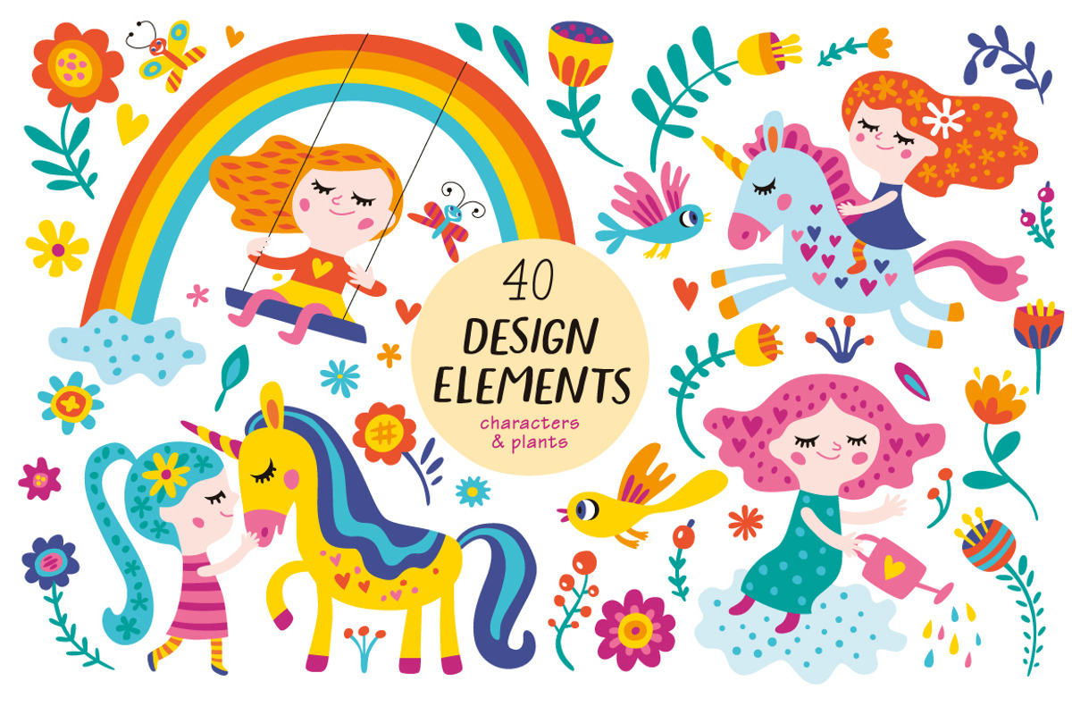Little beauties. Unicorns., an Animal Illustration by Alena Razumova (Photo 2 of 4)