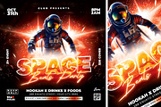 Space Beats Party Flyer, a Flyer Template by StarPixles11 (Thumbnail 3 of 3)