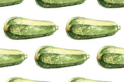 Green Vegetables watercolor big set, a Food Illustration by wedraw (Thumbnail 6 of 7)