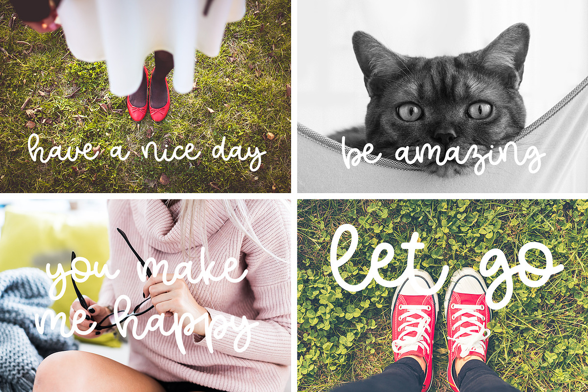 Magnoly Handwritten Font preview 4
