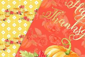 Pumpkins Digital Paper Pack.