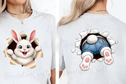 Easter Bunny PNG Front and Back, an Illustration by OK Design (Thumbnail 4 of 6)
