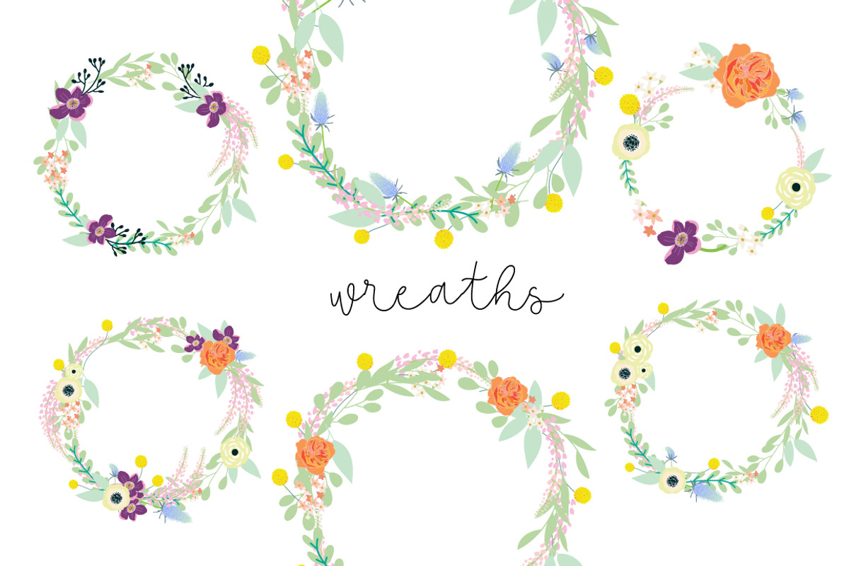 Wild FLOWER Hand drawn elements, a Decorative Illustration by MooBeer (Photo 7 of 8)