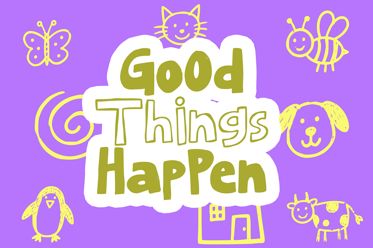 WONKY WILDING is a playful font, a Handwritten Font by cocodesign (Photo 2 of 9)