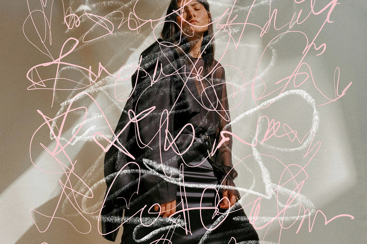 Y2K Scribble Grunge Pencil, Graffiti, an Object Graphic by Oksana Trygub (Photo 12 of 21)