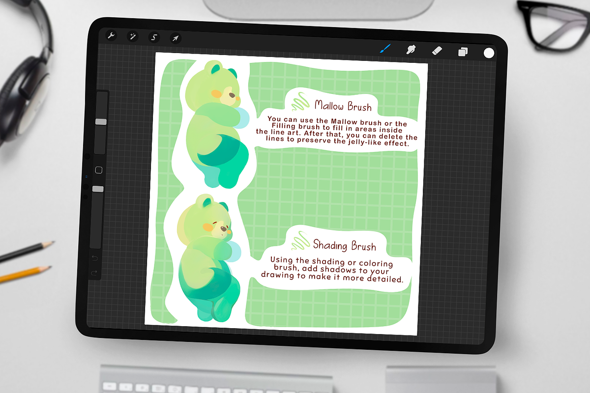 Jelly Style Brushes for Procreate, a Brush Add-On by Disyukov (Photo 3 of 7)