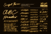 Night Light: The Neon Script Fonts, a Script Font by Wingsart Studio (Thumbnail 6 of 11)