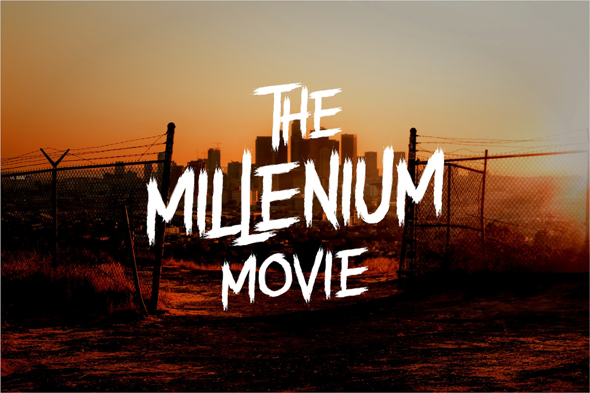Milonet Horror Brush Font, a Font by suhadidesign (Photo 2 of 5)