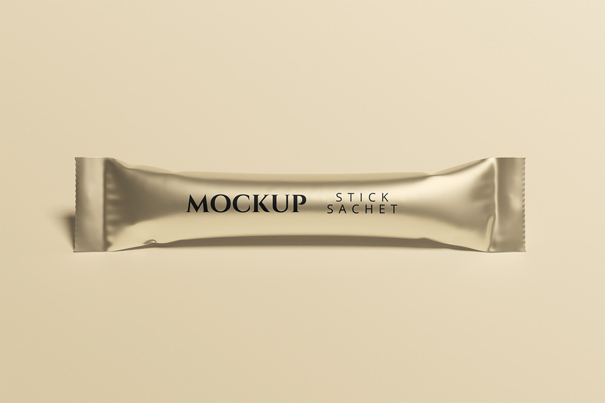 Stick Sachet Mockup, an Advertising Mockup by HanaSaka_Studio (Photo 4 of 5)