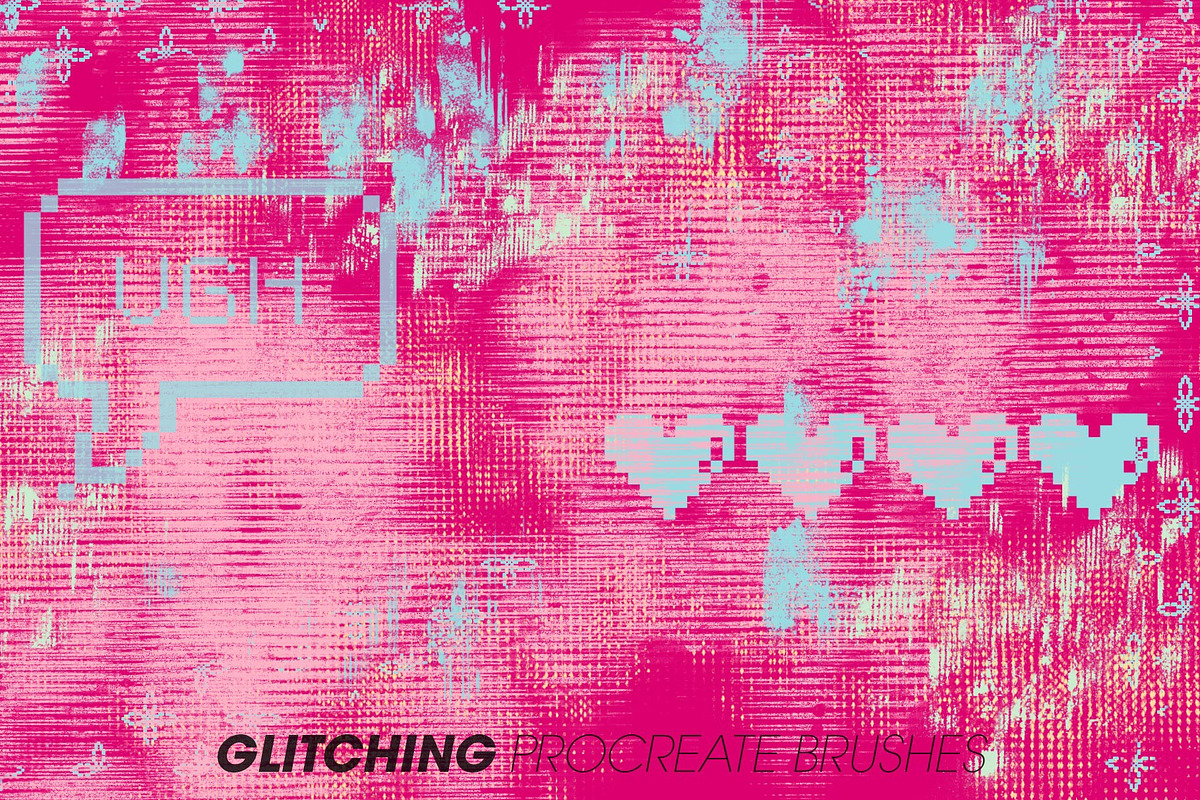 Glitching Brushes for Procreate preview 6