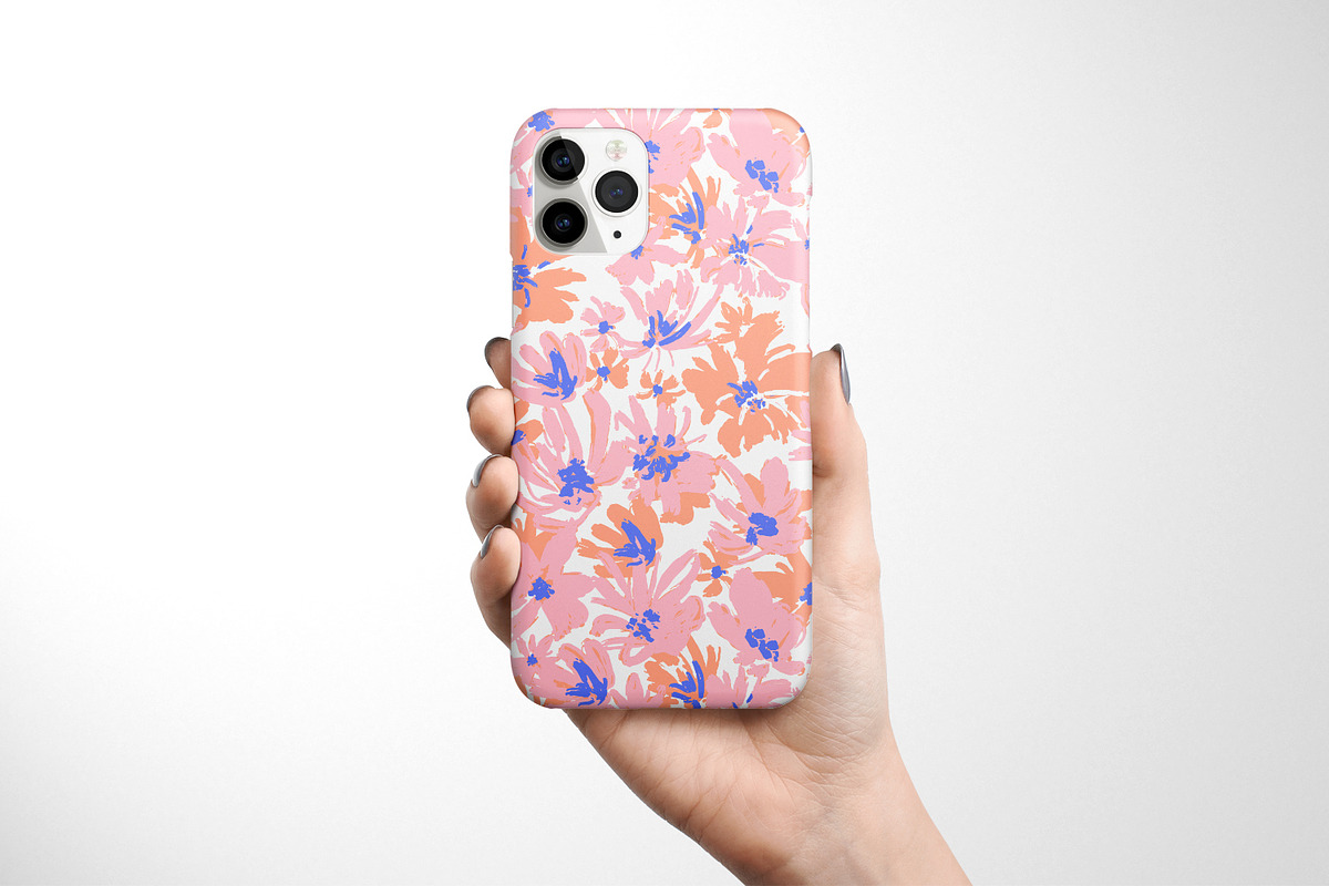 Summer Pink Flowers, a Pattern Graphic by MalyskaStudio (Photo 7 of 14)