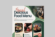 Delicious Food Menu Flyer Template, a Flyer Template by MightyDesign (Thumbnail 4 of 8)