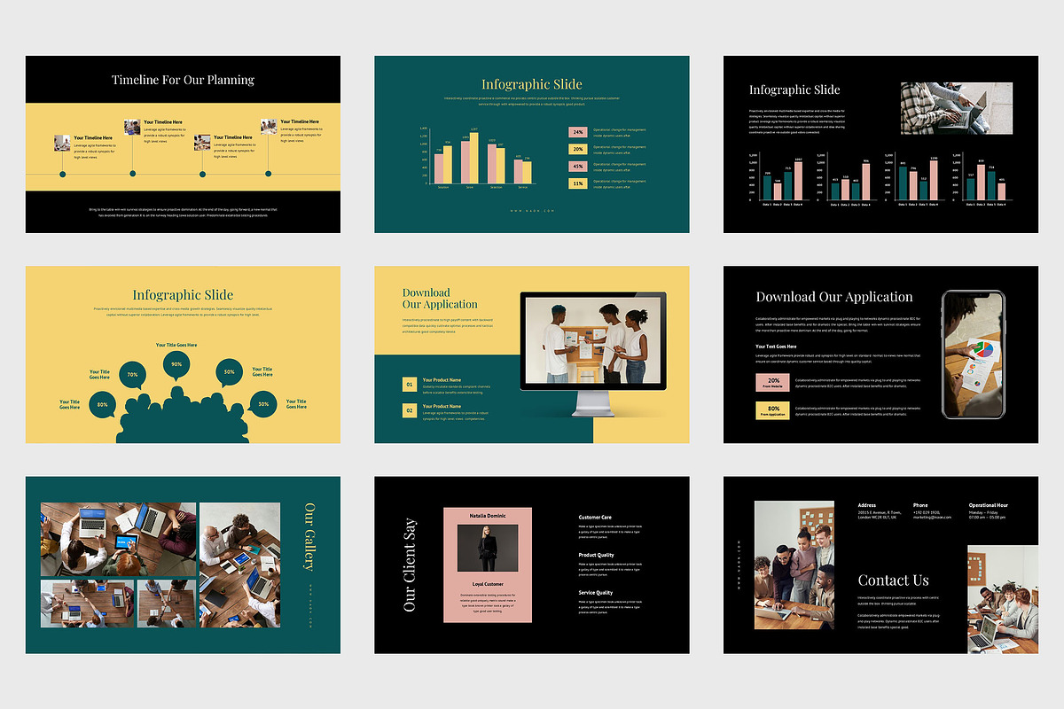 Naon : Interactive Agency Powerpoint, a Presentation Template by Punkl Camp (Photo 8 of 9)